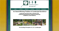 Desktop Screenshot of lidlandscapes.com