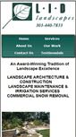 Mobile Screenshot of lidlandscapes.com